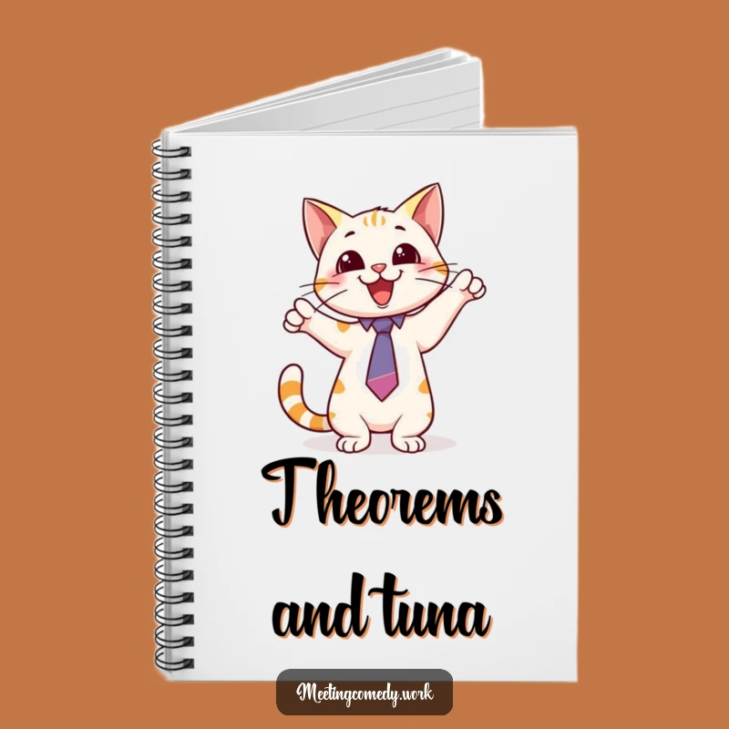 Funny Cat Tie Notebook: Jot Down Ideas with Smart Feline Flair!